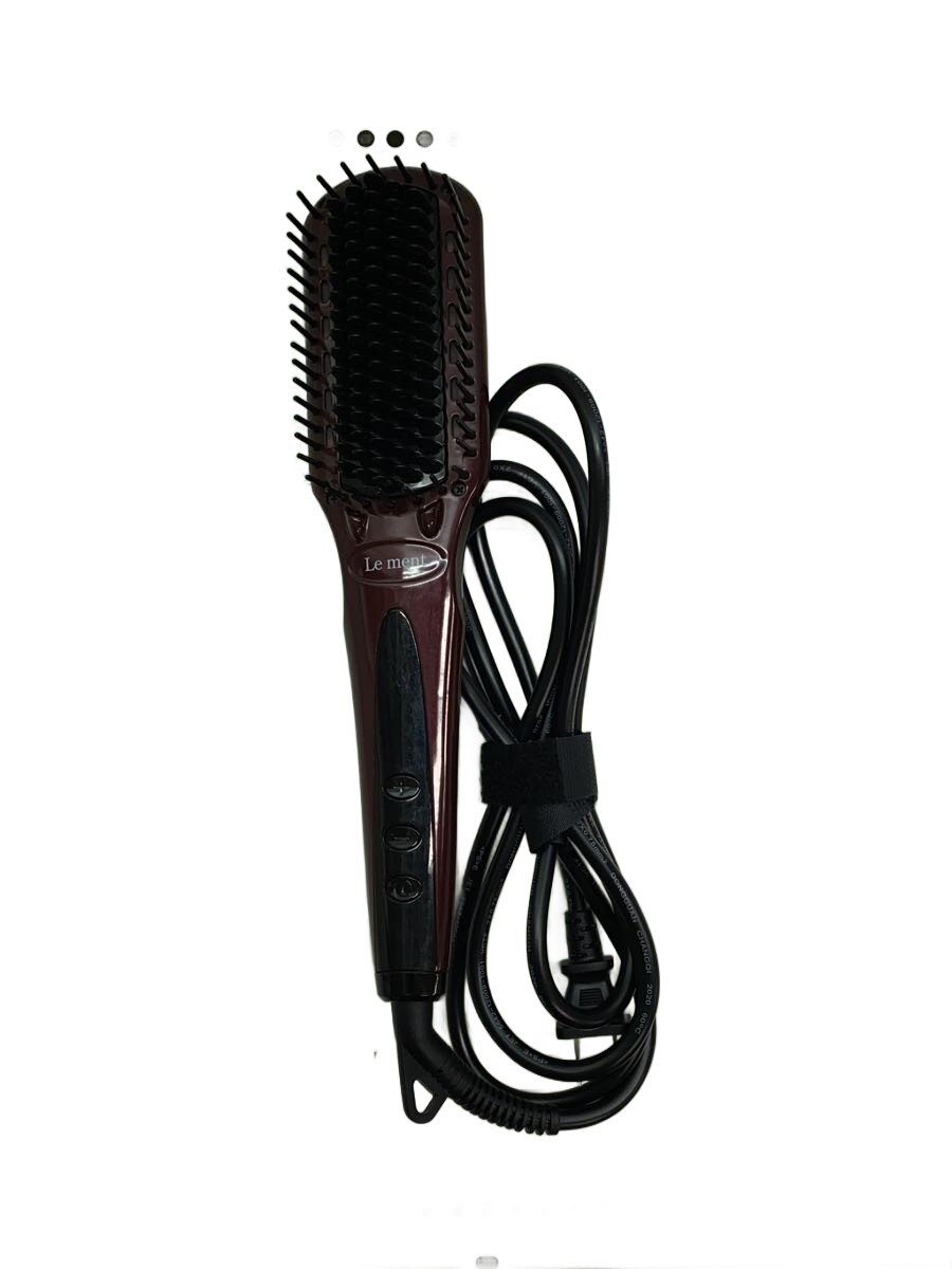 【中古】Le ment◆ドライヤー・ヘアアイロン Le ment ストレートヒートブラシ LM-SHB01【家電・ビジュア..