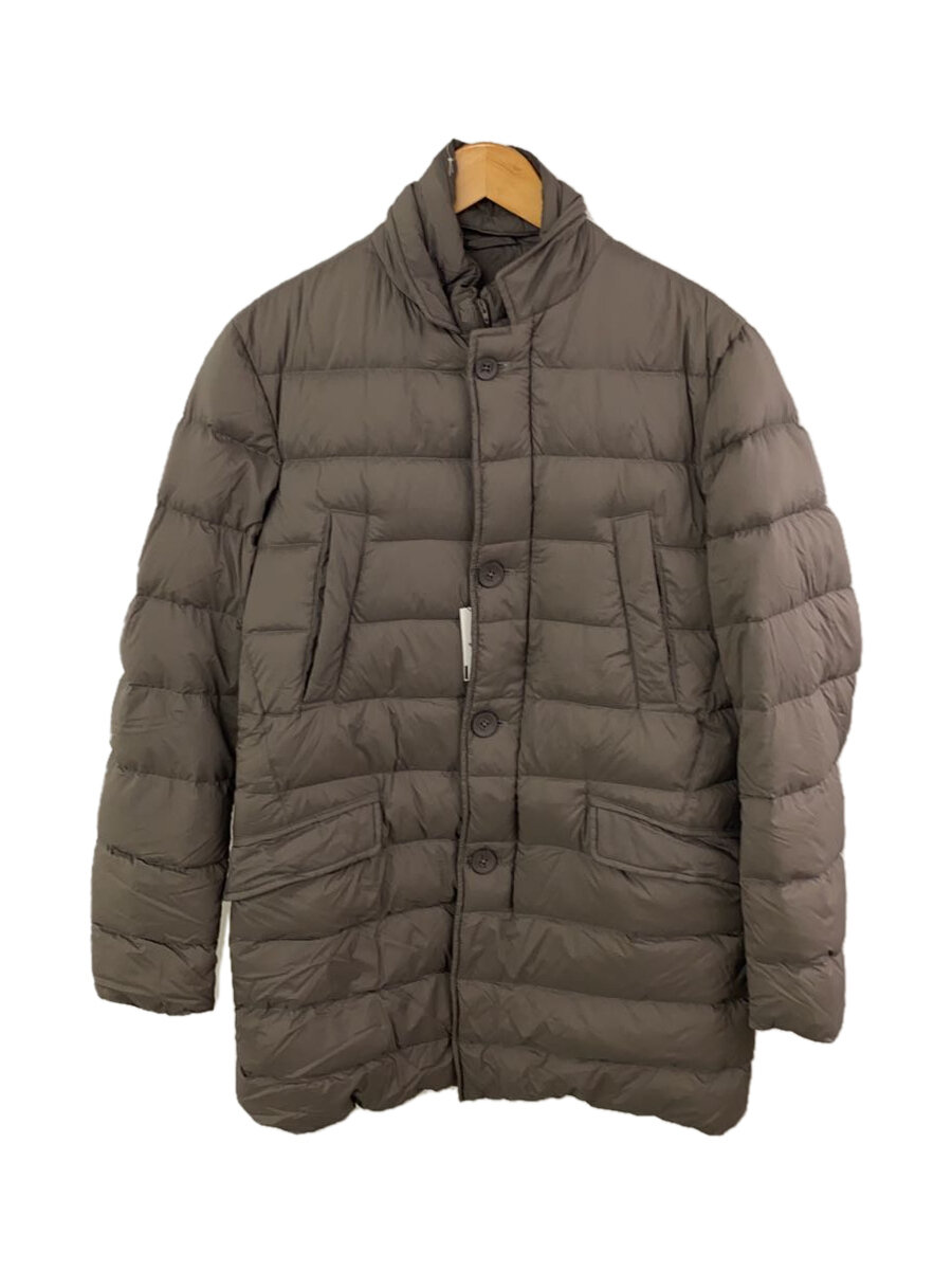 【中古】HERNO◆コート/48/ナイロン/GRY/PI007ULE-19288-2700【メンズウェア】
