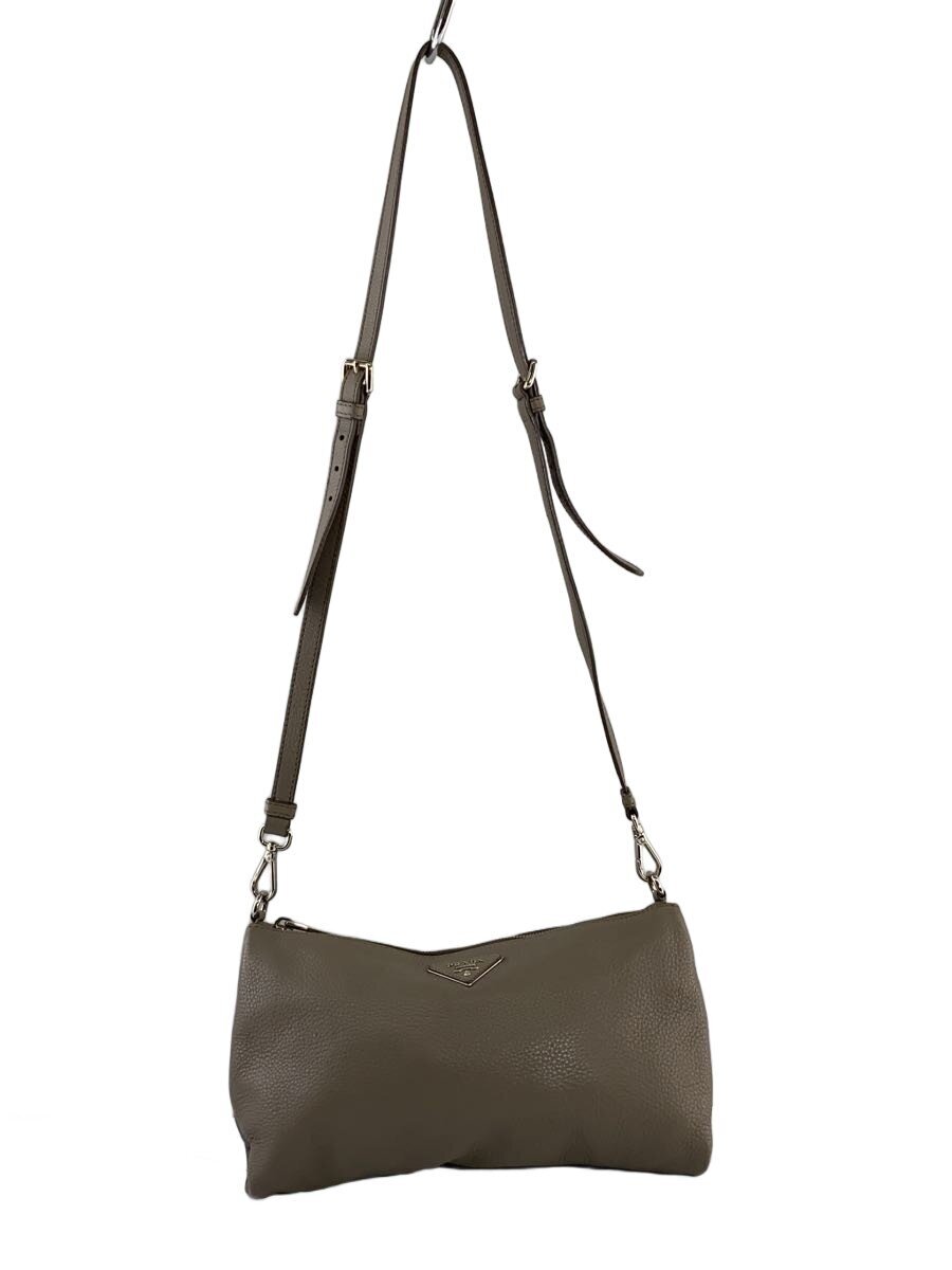 【中古】PRADA◆Vitelo Daino Crossbody/シ�