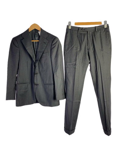 【中古】UNITED ARROWS green label relaxing◆Loro Piana/スーツ/42/ウール/GRY/ストライプ//【メンズウェア】 【中古】UNITED ARROWS green label relaxing◆Loro Piana/スーツ/42/ウール/GRY/ストライプ//【メンズウェア】