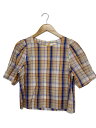 【中古】MACHATT◆ブラウス/--/コットン/マルチカラー/チェック【レディースウェア】(4)