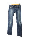 【中古】DIESEL◆スキニーパンツ/27/コットン/IDG/無地/008M9/diesel lowky/ジーパン/ディーゼル【レディースウェア】