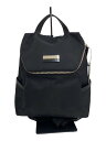 【中古】agnes b.◆リュック/ナイロン/BLK/JS22-03【バッグ】
