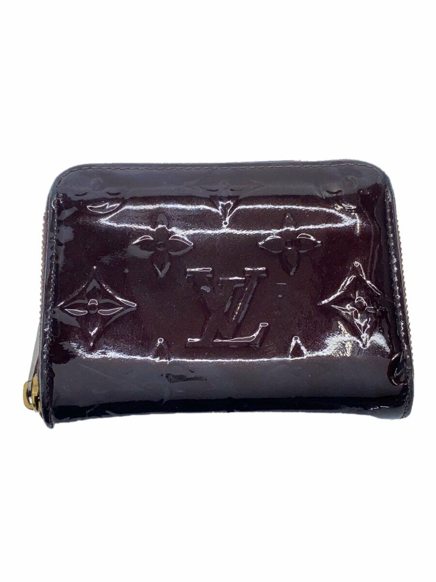 【中古】LOUIS VUITTON◆ジッピー・コインパース_モノグラム・ヴェルニ_BRD/エナメル/PUP/総柄/レディース【服飾雑貨他】