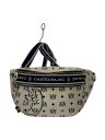 【中古】CASTELBAJAC◆ショルダーバッグ/レザー/WHT/総柄【バッグ】