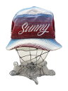 【中古】SUNNY C SIDER◆RUG HAT/ハット/M/RED/ボーダー/メンズ【服飾雑貨他】