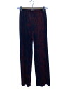 【中古】PLEATS PLEASE ISSEY MIYAKE◆ボトム/3/ポリエステル/RED/レッド【レディースウェア】