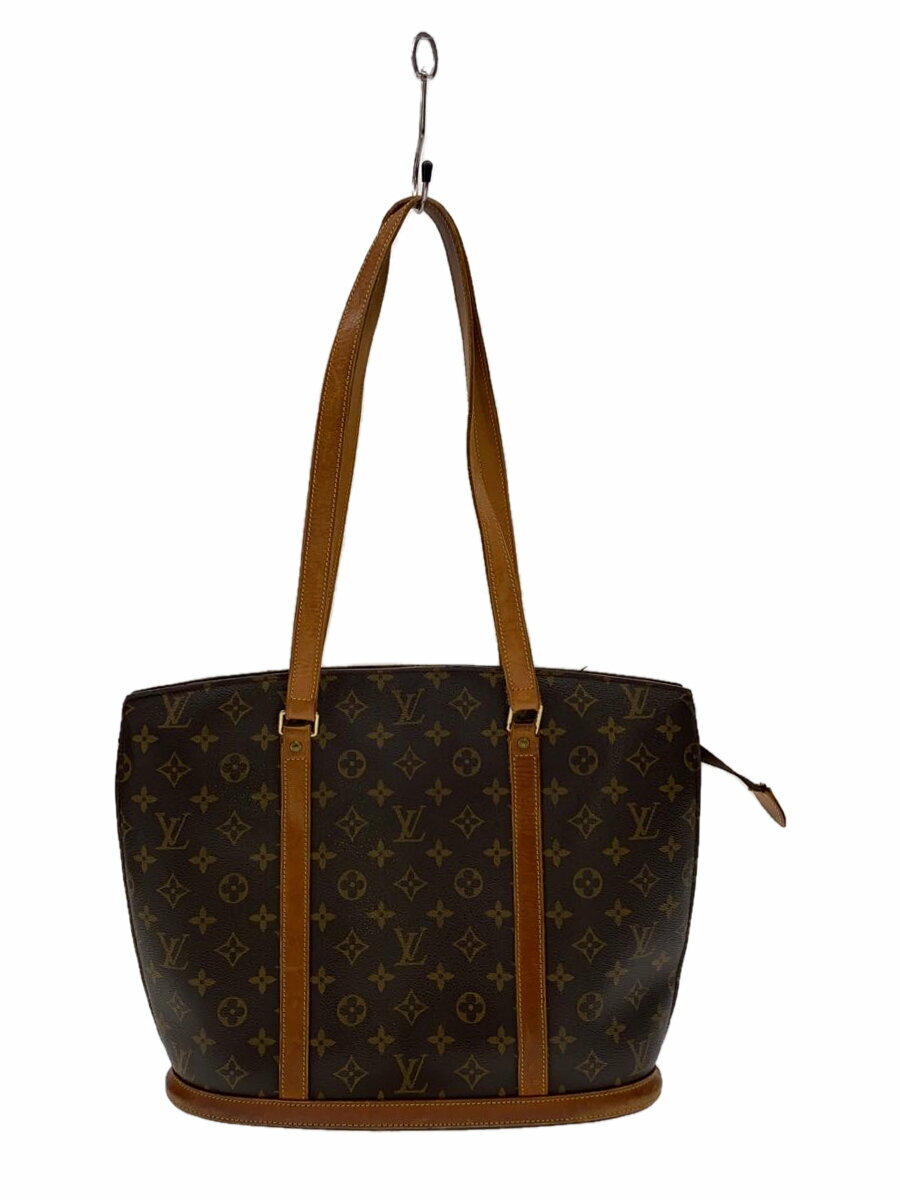 【中古】LOUIS VUITTON◆バビロン_モノグラム・キャンバス_BRW/PVC/BRW【バッグ】