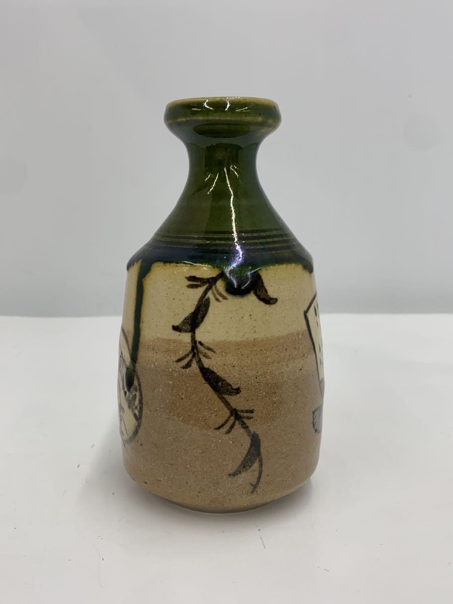 【中古】美濃織部焼(秀峰窯)◆壷・花瓶【インテリア小物・日用雑貨】 [2]
