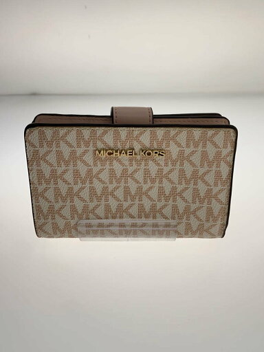 【中古】MICHAEL KORS◆2つ折り財布/--/PNK/総柄/レディース/35F2GTVF6V【服飾雑貨他】 【中古】MICHAEL KORS◆2つ折り財布/--/PNK/総柄/レディース/35F2GTVF6V【服飾雑貨他】