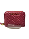 【中古】MIU MIU◆コインケース/レザー/PNK/レディース【服飾雑貨他】