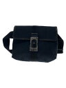 【中古】GUCCI◆ウエストバッグ/キャンバス/BLK/総柄/131236【バッグ】