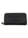【中古】COACH◆長財布_オールレザー/レザー/BLK/無地/メンズ【服飾雑貨他】