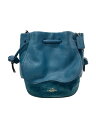 【中古】COACH◆ショルダーバッグ/レザー/BLU/無地/F11829【バッグ】(4)
