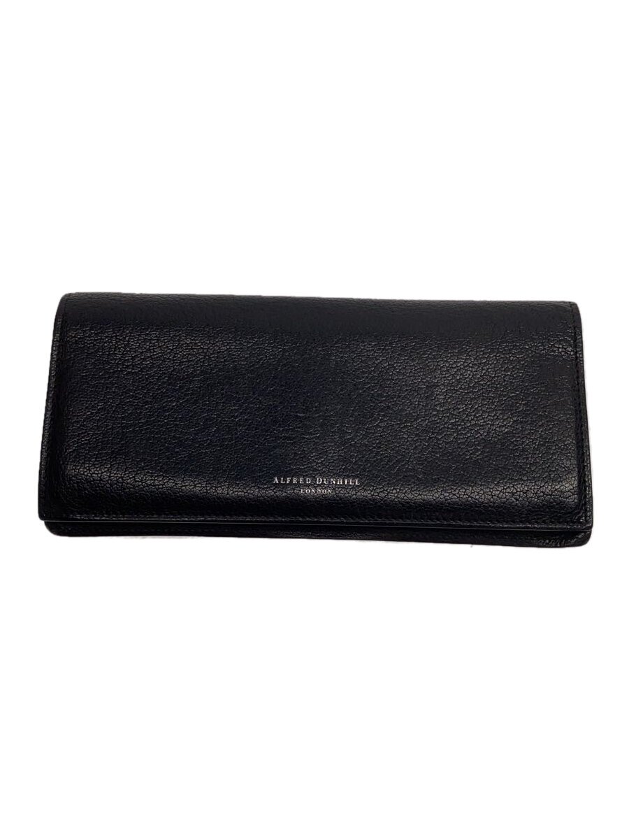 【中古】dunhill◆長財布/レザー/BLK/�