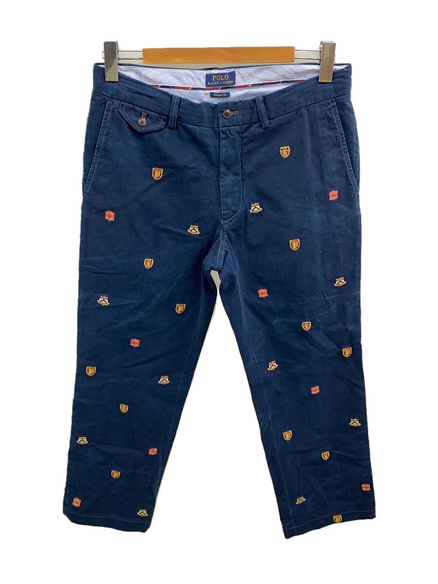 【中古】POLO RALPH LAUREN◆ボトム/32/コットン/NVY【メンズウェア】