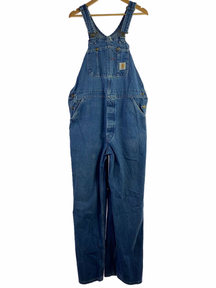 【中古】Carhartt◆オーバーオール/38/デニム/インディゴ/R07DST//【メンズウェア】
