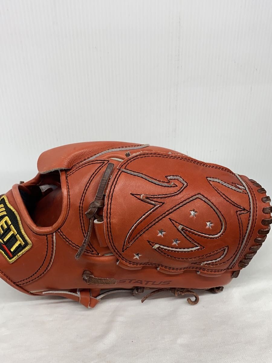 【中古】ZETT◆プロステイタス/軟式投手用グラブ/野球用品/右利き用/レッド/BRGB307...