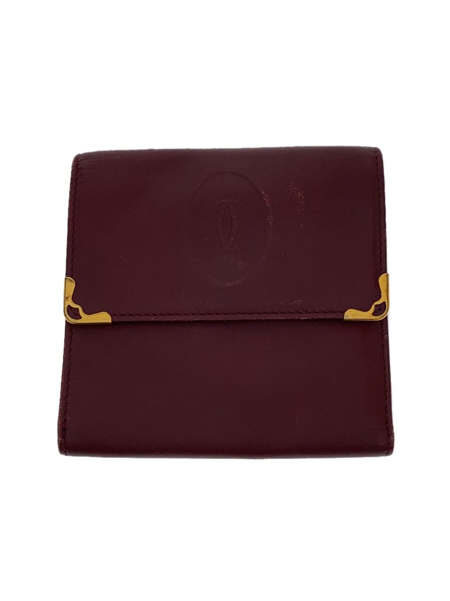 【中古】Cartier◆3つ折り財布/レザー