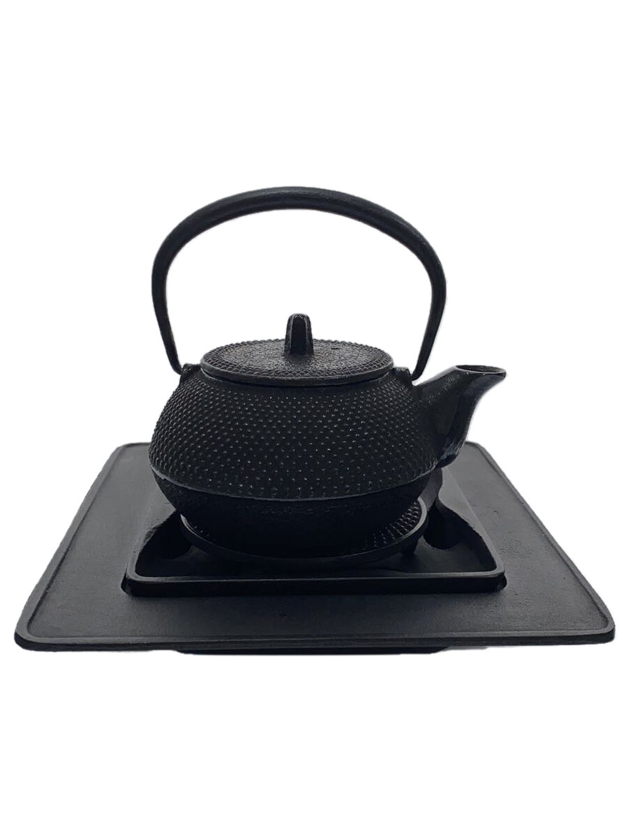 【中古】南部鉄器◆急須/灰皿/2点セット/BLK【キッチン用品】