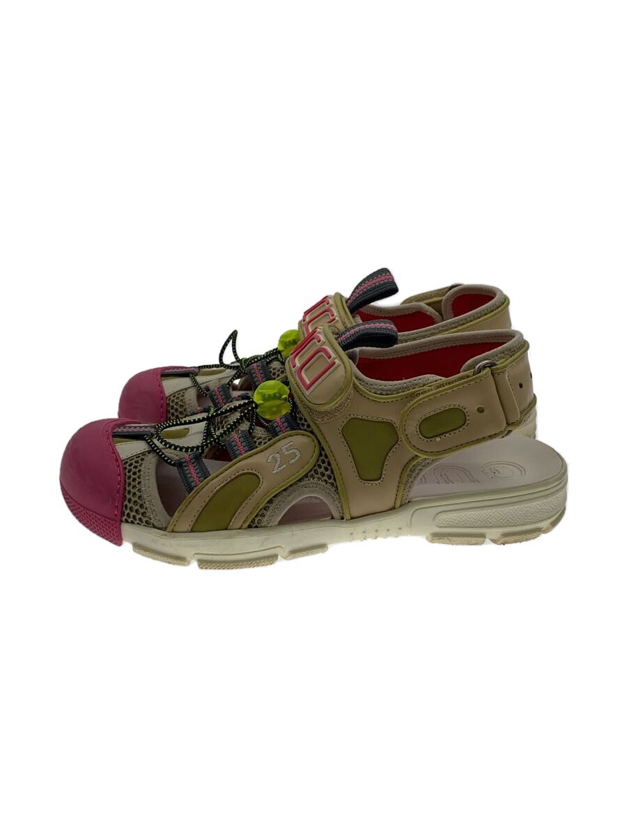 【中古】GUCCI◆サンダル/37/マルチカラー/570440【シューズ】