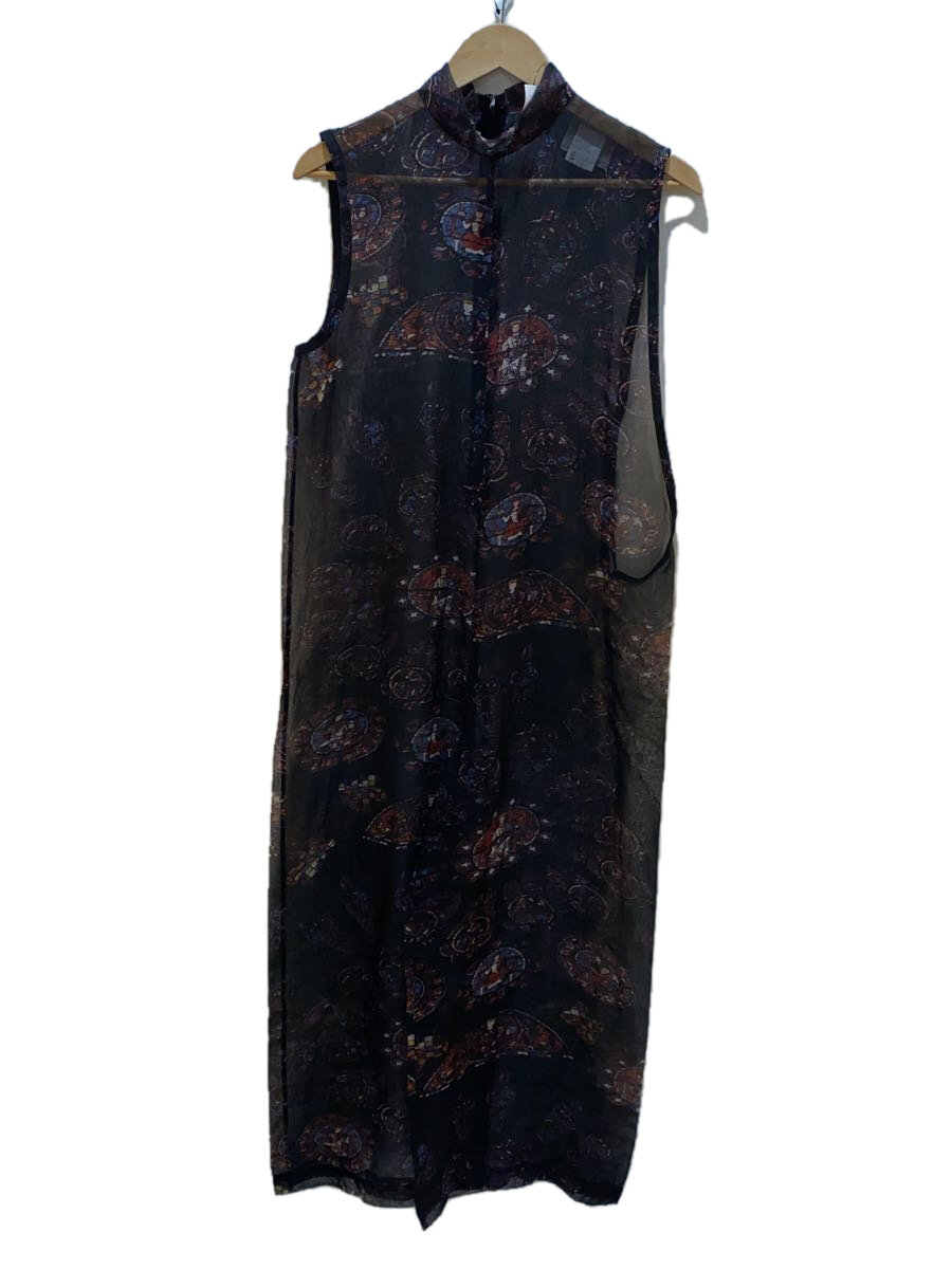 【中古】COMME des GARCONS◆オールインワン/M/ポリエステル/ブラック/90s/ステンドガラス【レディースウェア】