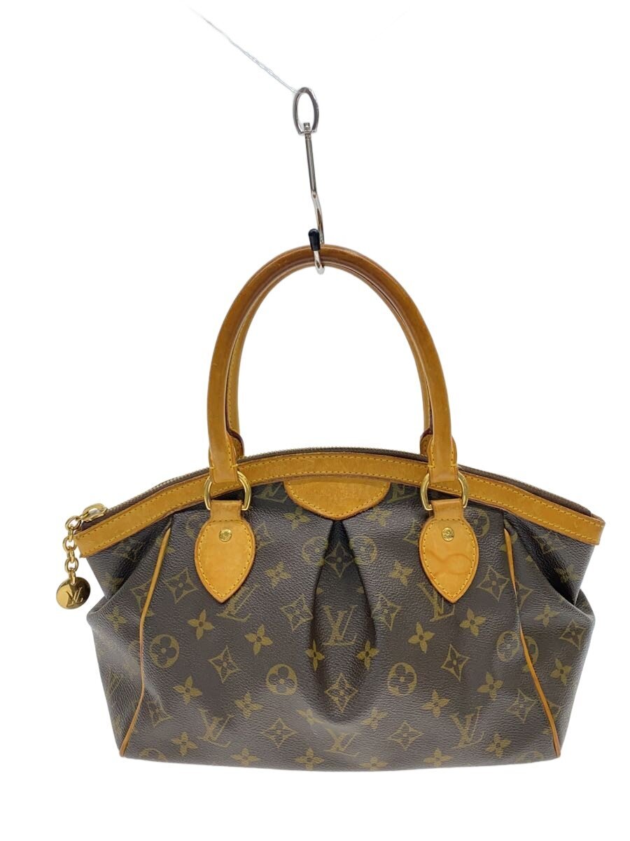 【中古】LOUIS VUITTON◆ティヴォリPM_モノグラム・キャンバス/PVC/BRW【バッグ】