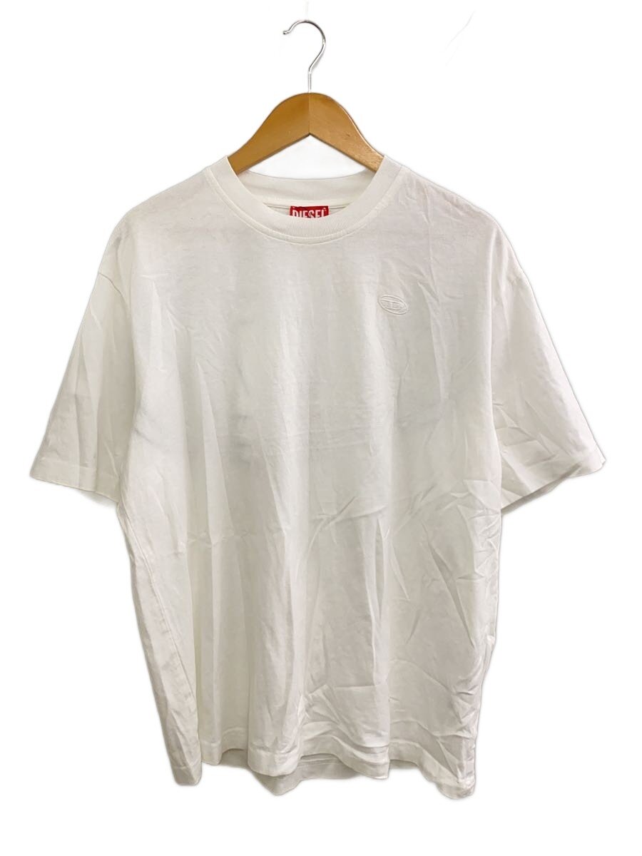 DIESEL◆Tシャツ/S/コットン/WHT/0HGAM/T-BOGGY-MEGOVAL