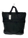 【中古】MARGARET HOWELL◆PROOFED COTTON CANVAS/--/BLK/無地//【バッグ】(4)