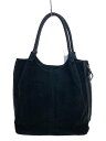 【中古】LUCE◆トートバッグ/スウェード/BLK【バッグ】