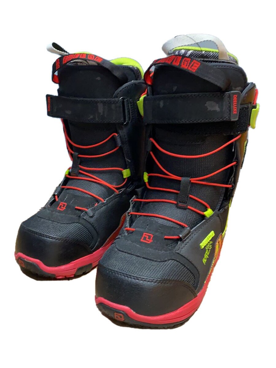 【中古】DEELUXE◆ID FICHTL/スノーボードブーツ/25.5cm/クイックレーシング/RED【スポーツ】