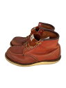【中古】RED WING◆6inch Classic Moc/モックトゥ/レースアップブーツ/26.5cm/ブラウン/レザー/8875【シューズ】