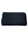 【中古】JIMMY CHOO◆長財布/レザー/BLK/メンズ【服飾雑貨他】