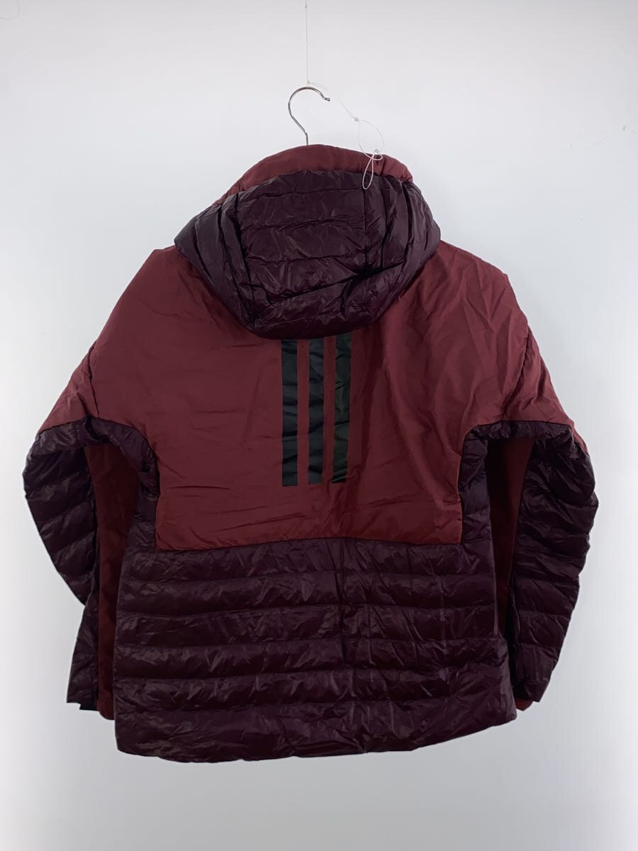 【中古】adidas◆ダウンジャケット/L/ポリエステル/BRD/無地/hh9283【メンズウェア】