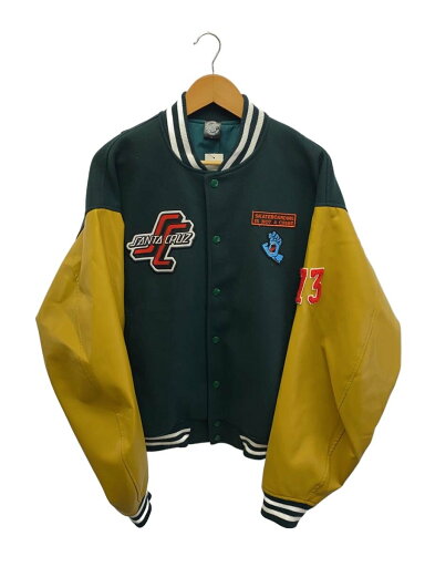 【中古】SANTA CRUZ◆スタジャン/L/ポリエステル/502223161【メンズウェア】 【中古】SANTA CRUZ◆スタジャン/L/ポリエステル/502223161【メンズウェア】