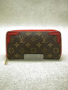 LOUIS VUITTON◆ジッピー・ウォレット・レティーロ_モノグラム・キャンバス_BRW_スリーズ/PVC/BRW/レディース