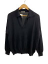 【中古】AURALEE◆ニット・セーター(薄手)/3/カシミア/BLK/無地/A24SP02SC【メンズウェア】(4)