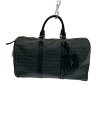 【中古】Samantha Thavasa◆ボストンバッグ/レザー/BLK/総柄【バッグ】