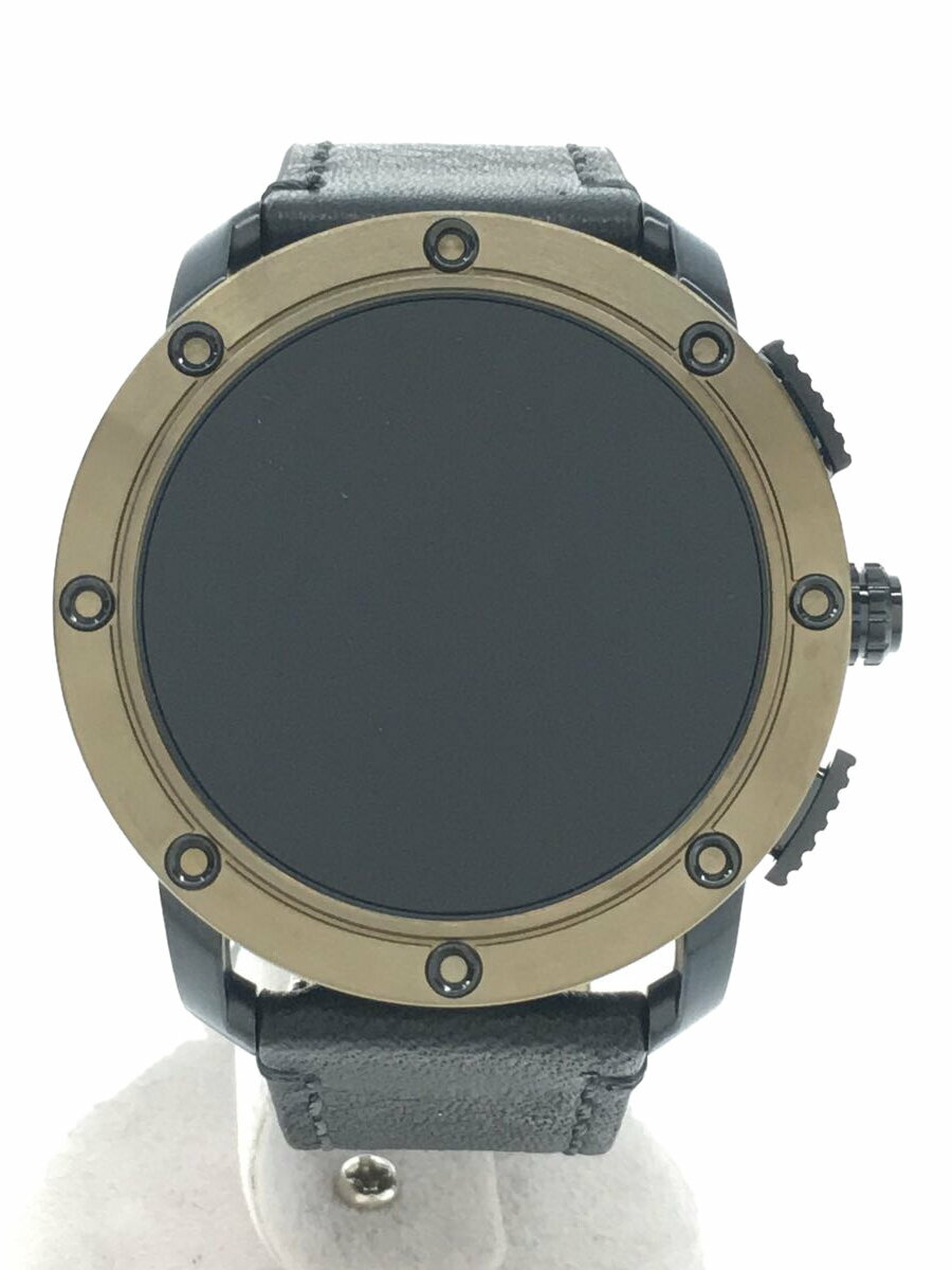 【中古】DIESEL◆DIESEL On Axial 48mm DZT2016 ブロンズ【タッチスクリーン】【服飾雑貨他】