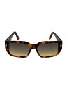 【中古】TOM FORD◆サングラス/ベッコウ柄/BRW/メンズ/Silvano-02 TF989【服飾雑貨他】(4)