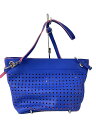 【中古】HIROKO KOSHINO TRUNK◆ショルダーバッグ/--/BLU/【バッグ】