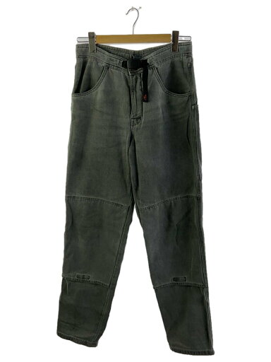 【中古】GRAMICCI◆USA製/ダブルニー/ストレートパンツ/S/コットン/GRY【メンズウェア】 【中古】GRAMICCI◆USA製/ダブルニー/ストレートパンツ/S/コットン/GRY【メンズウェア】
