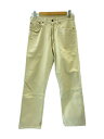 【中古】Levi’s◆ボトム/BIG E/ピケパンツ/42TALON/CRM【メンズウェア】