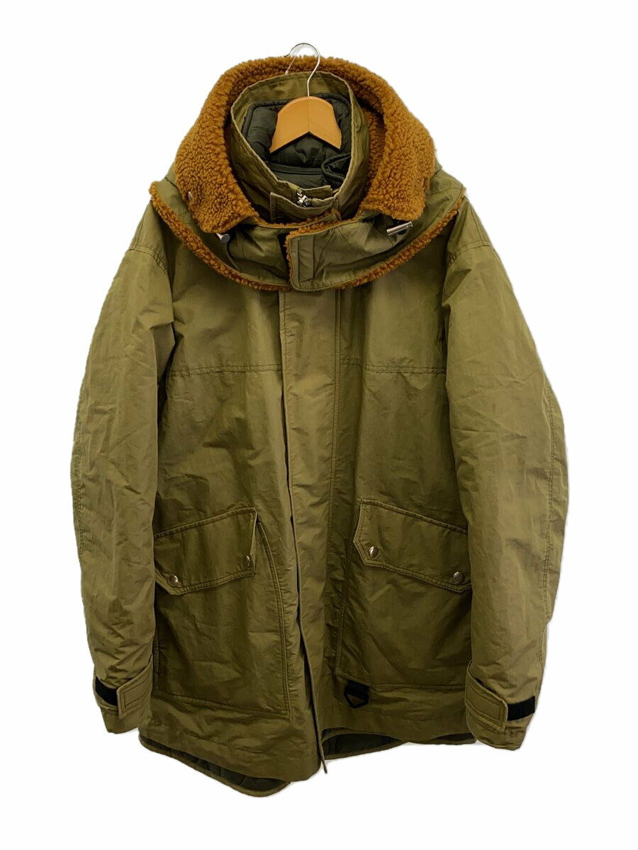 【中古】DIESEL◆コート/L/ナイロン/GRN/無地/A00529【メンズウェア】