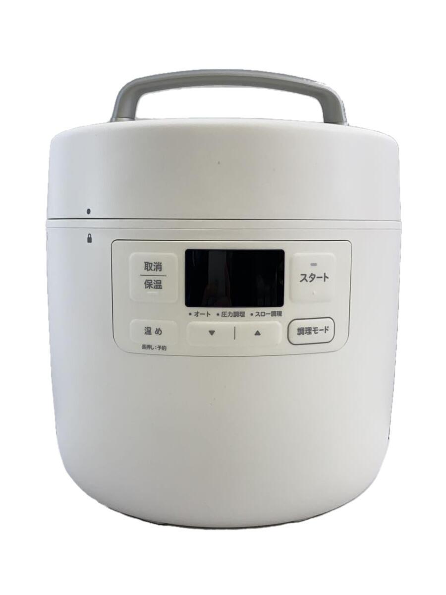 【中古】siroca(Auc Sale)◆圧力鍋/WHT/SP-2DF231【キッチン用品】