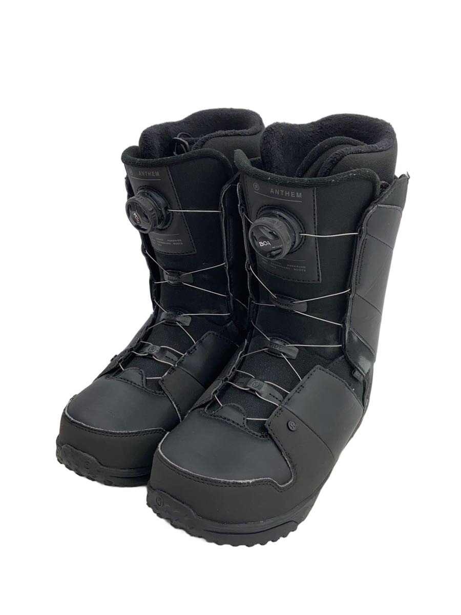 【中古】RIDE◆スノーボードブーツ/27.5cm/BOA/BLK【スポーツ】(4.0)