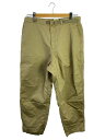 【中古】nanamica◆COOLMAX Chino Wide Tapered Pants/ストレートパンツ/32/コットン/KHK/N24F【メンズウェア】(4)