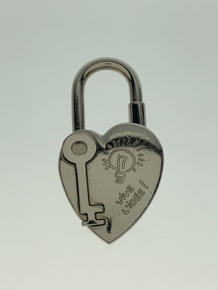 【中古】HERMES◆チャーム/--/シルバー/レディース/カデナ/ハート/2004年/エルメス//【服飾雑貨他】