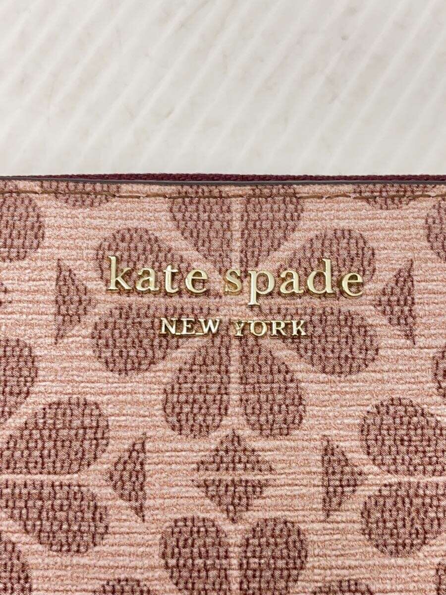 【中古】kate spade new york◆長財布/--/PNK/花柄/レディース/PWR00085【服飾雑貨他】