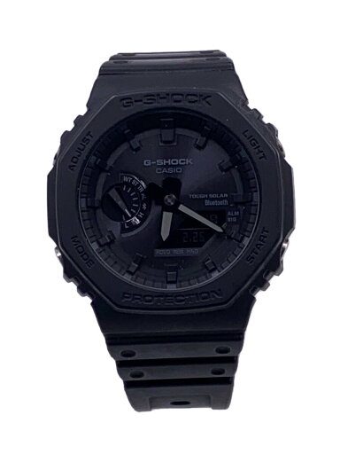 【中古】CASIO◆ソーラー腕時計_G-SHOCK/デジアナ/ラバー/BLK/BLK【服飾雑貨他】 【中古】CASIO◆ソーラー腕時計_G-SHOCK/デジアナ/ラバー/BLK/BLK【服飾雑貨他】